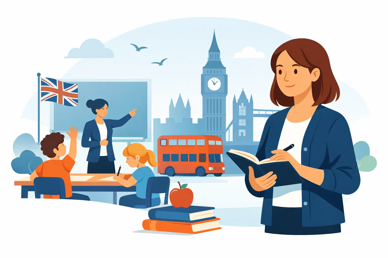 How do I become a teaching assistant in England?