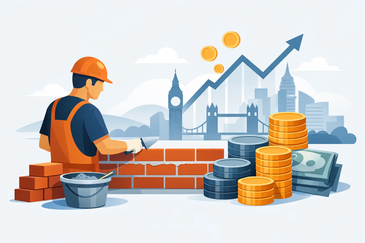 Average Wage for Bricklayer in the UK