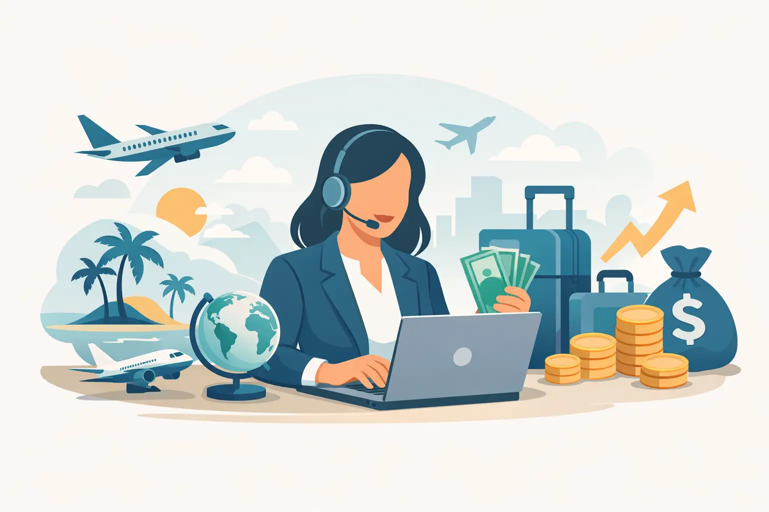 How Do Travel Agents Earn Money?