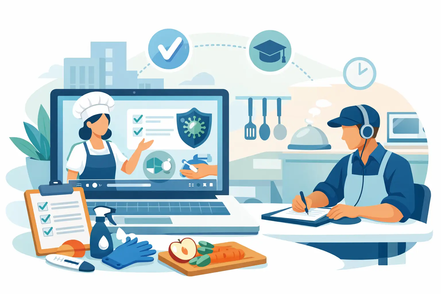 Online Food Hygiene Training That Fits Work