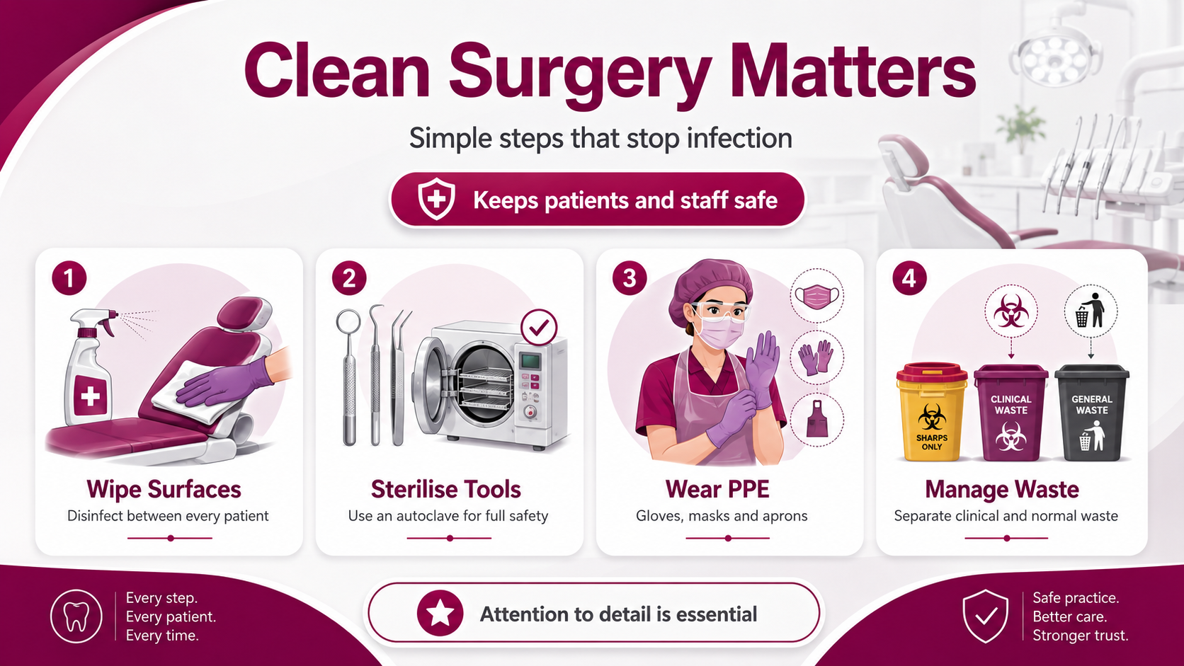 Why is Keeping the Surgery Clean So Important